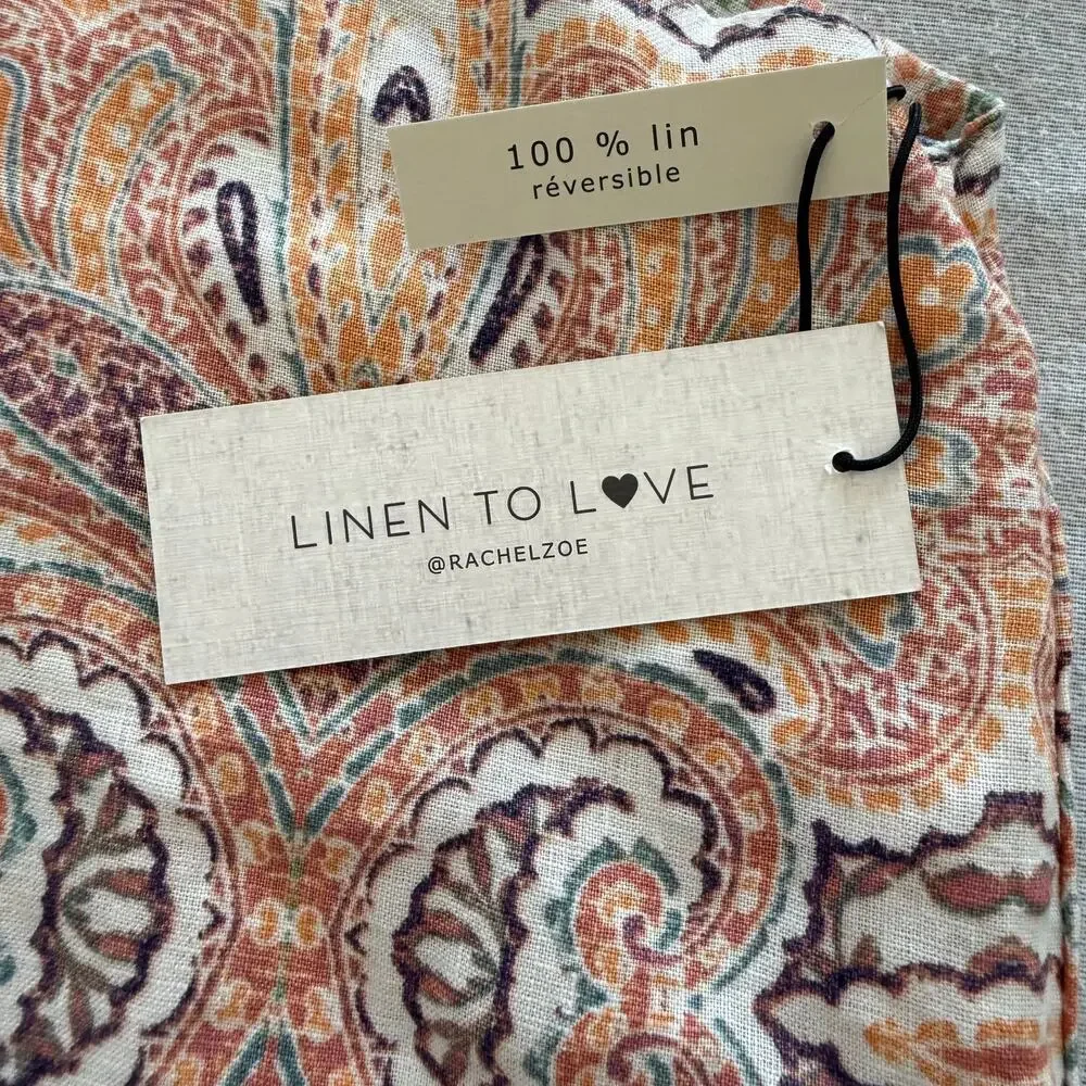 Linen Reversible Tank Top | XL | NWT Resort-2 in 1 blouse - Picture 11 of 16